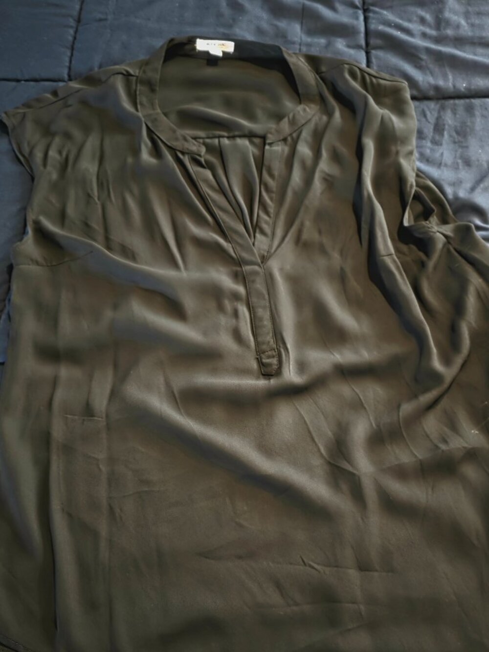 Short Sleeve Pullover Blouse From Ardene Sz L